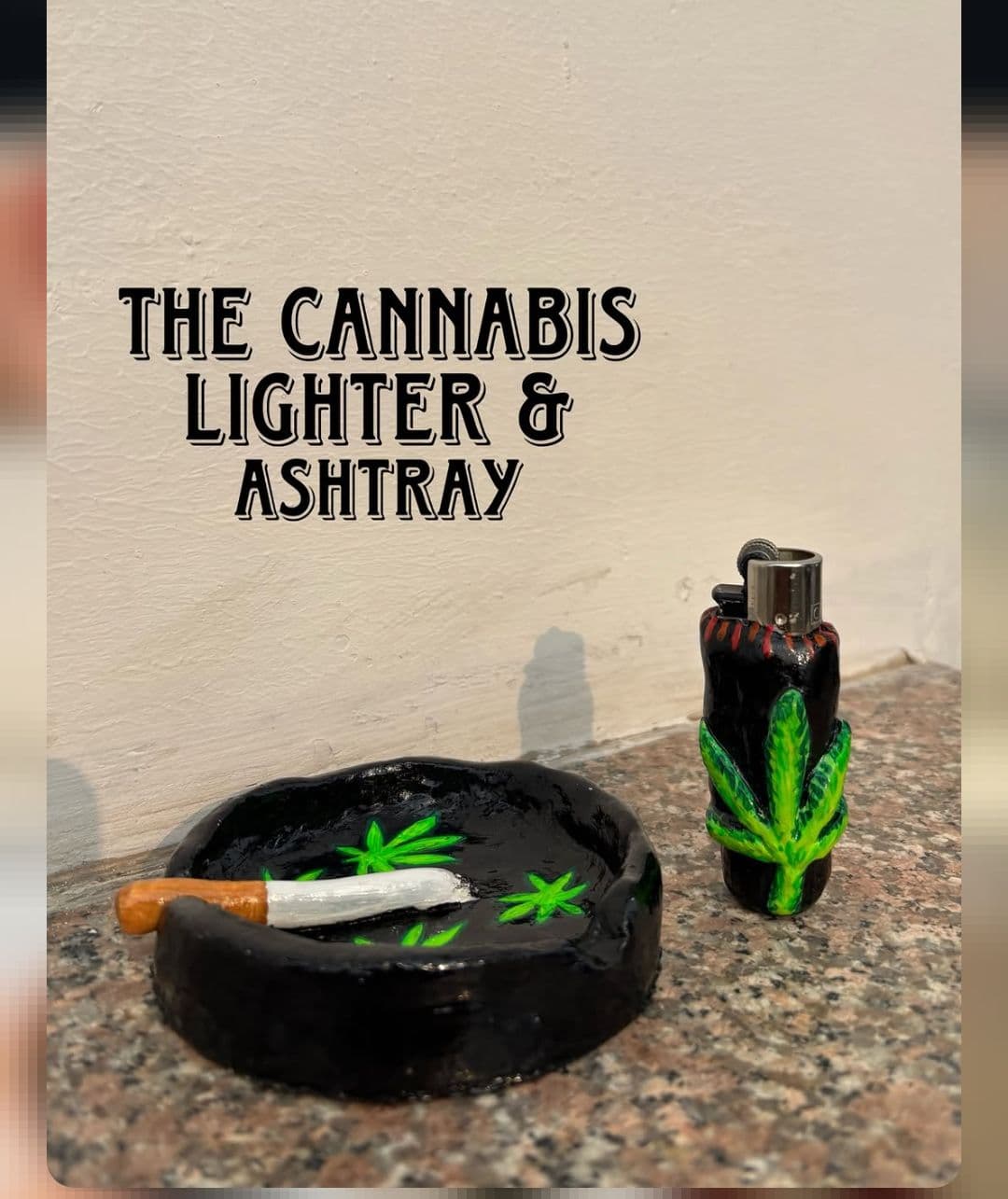 CANNABIS LIGHTER AND ASHTRAY
